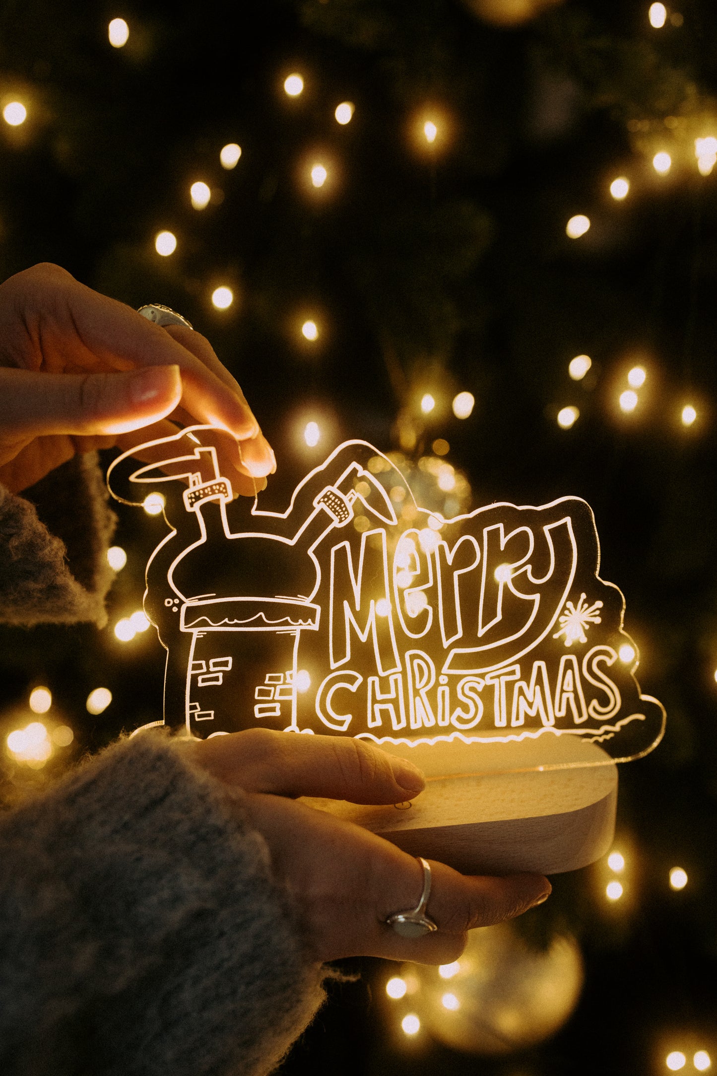 Merry Christmas Night Lamp
