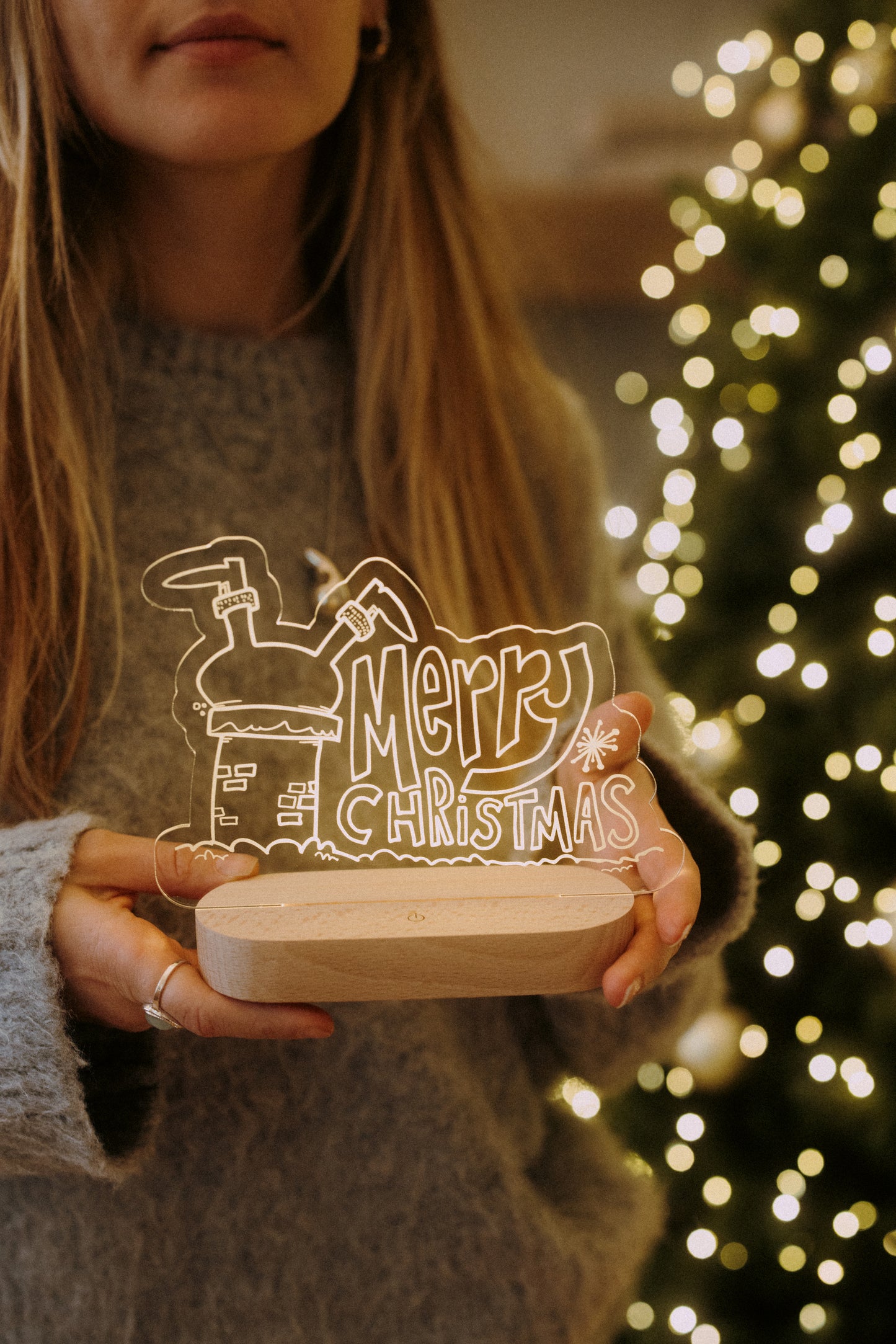 Merry Christmas Night Lamp