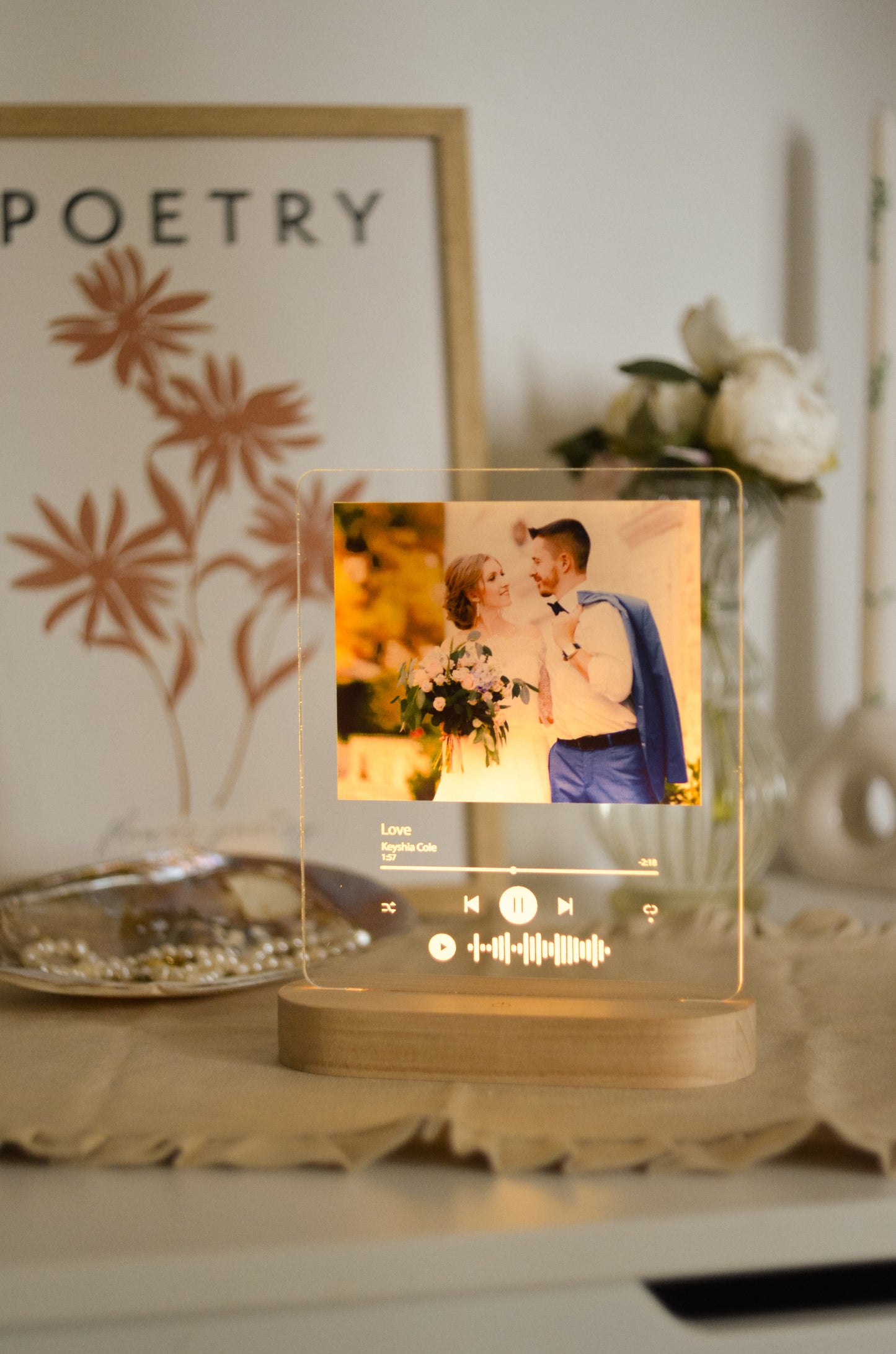 Music Night Light with Keychain