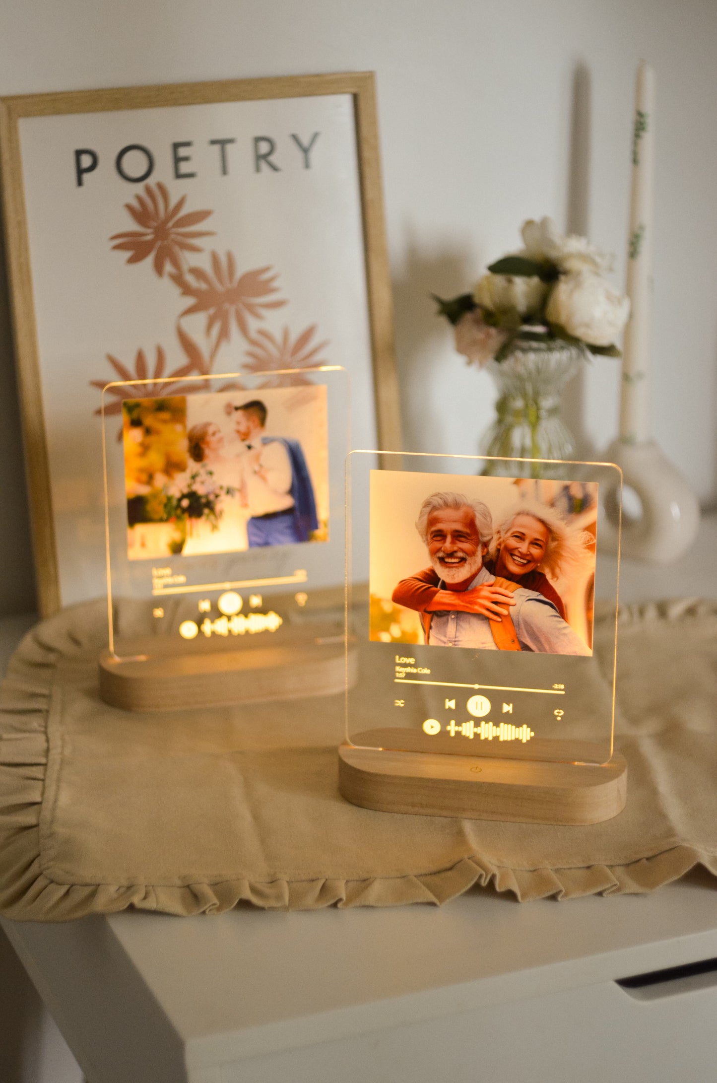 Music Night Light with Keychain