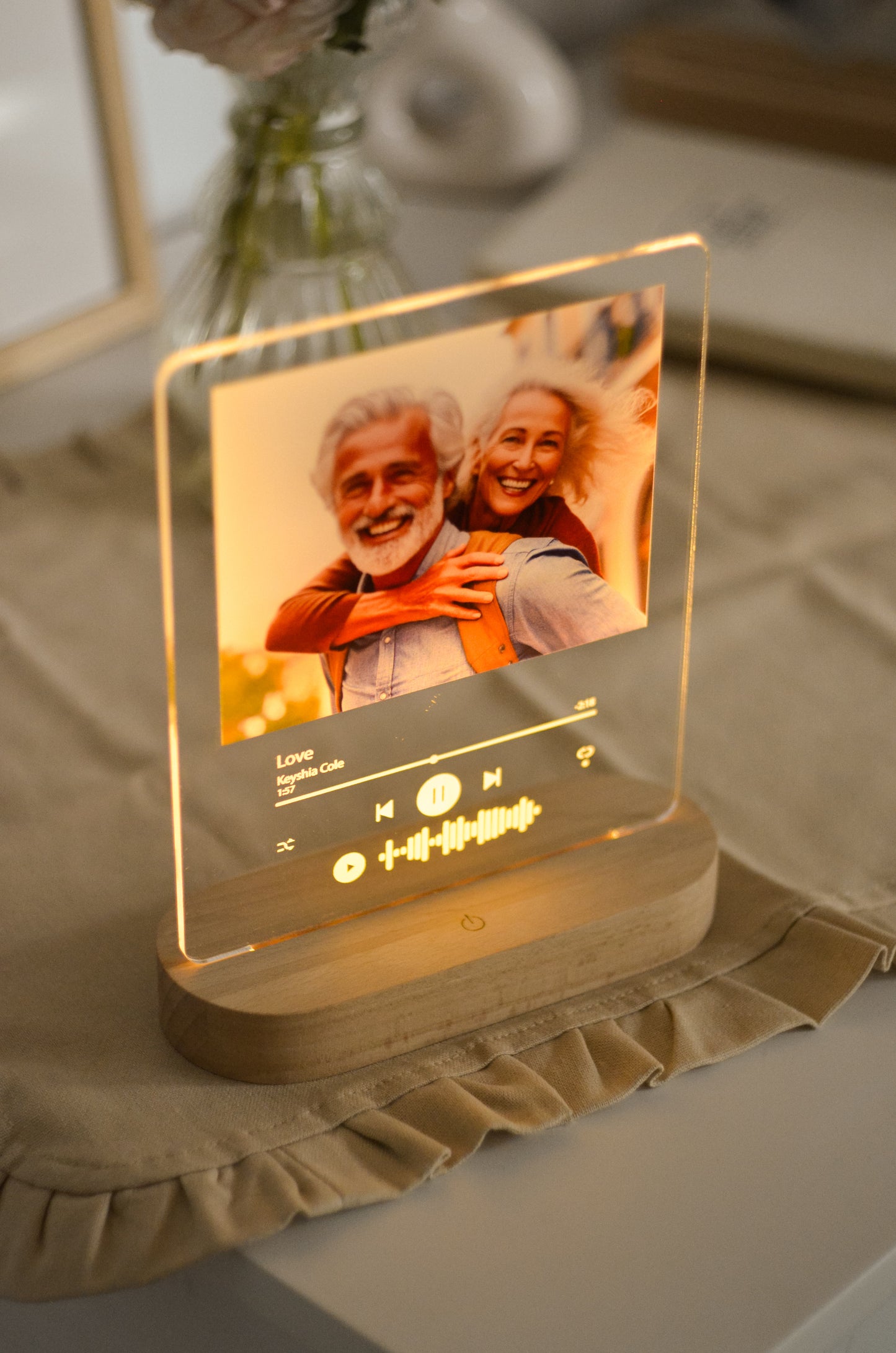 Music Night Light with Keychain