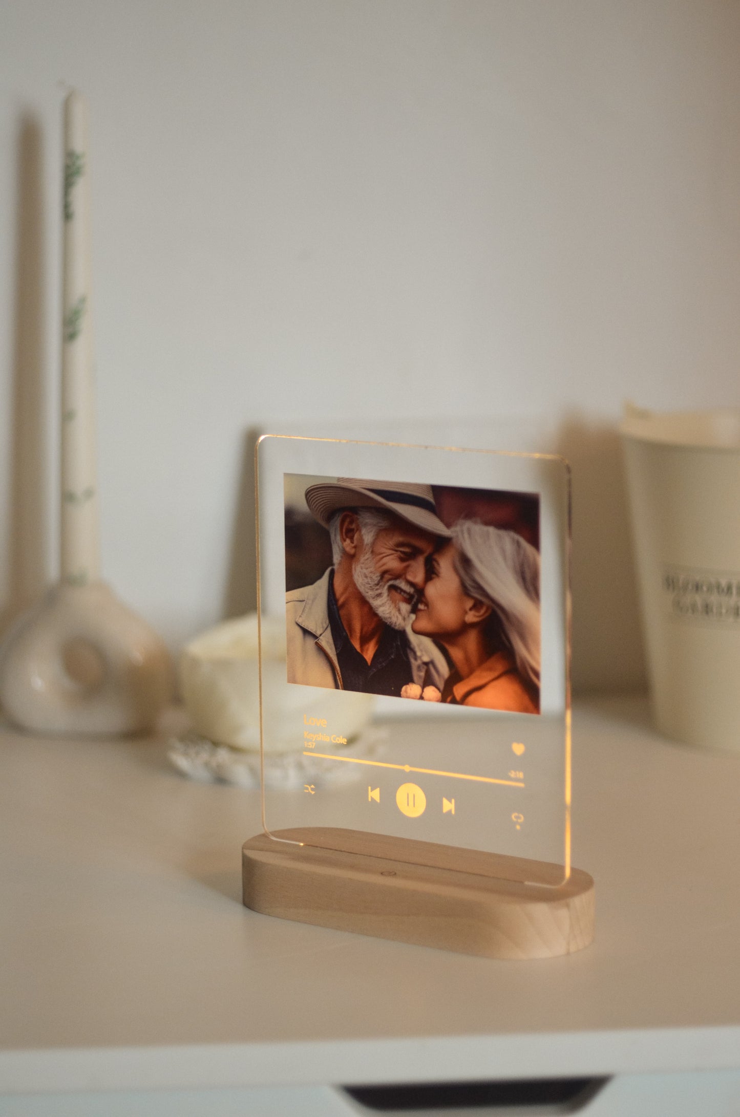 Music Night Light with Keychain