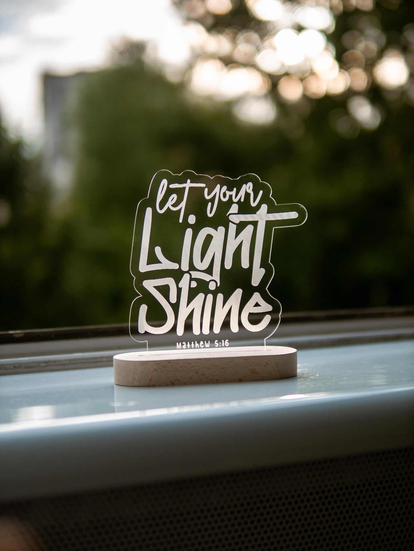 Let Your Light Shine Christian Night Light