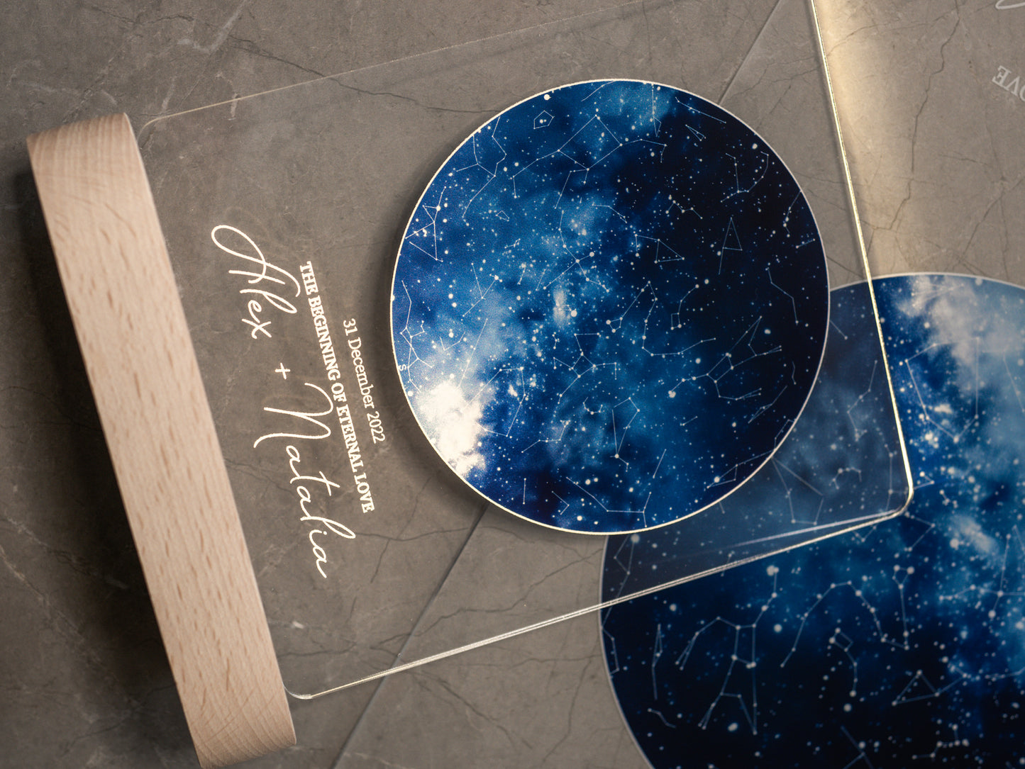 Star Map on Night Light