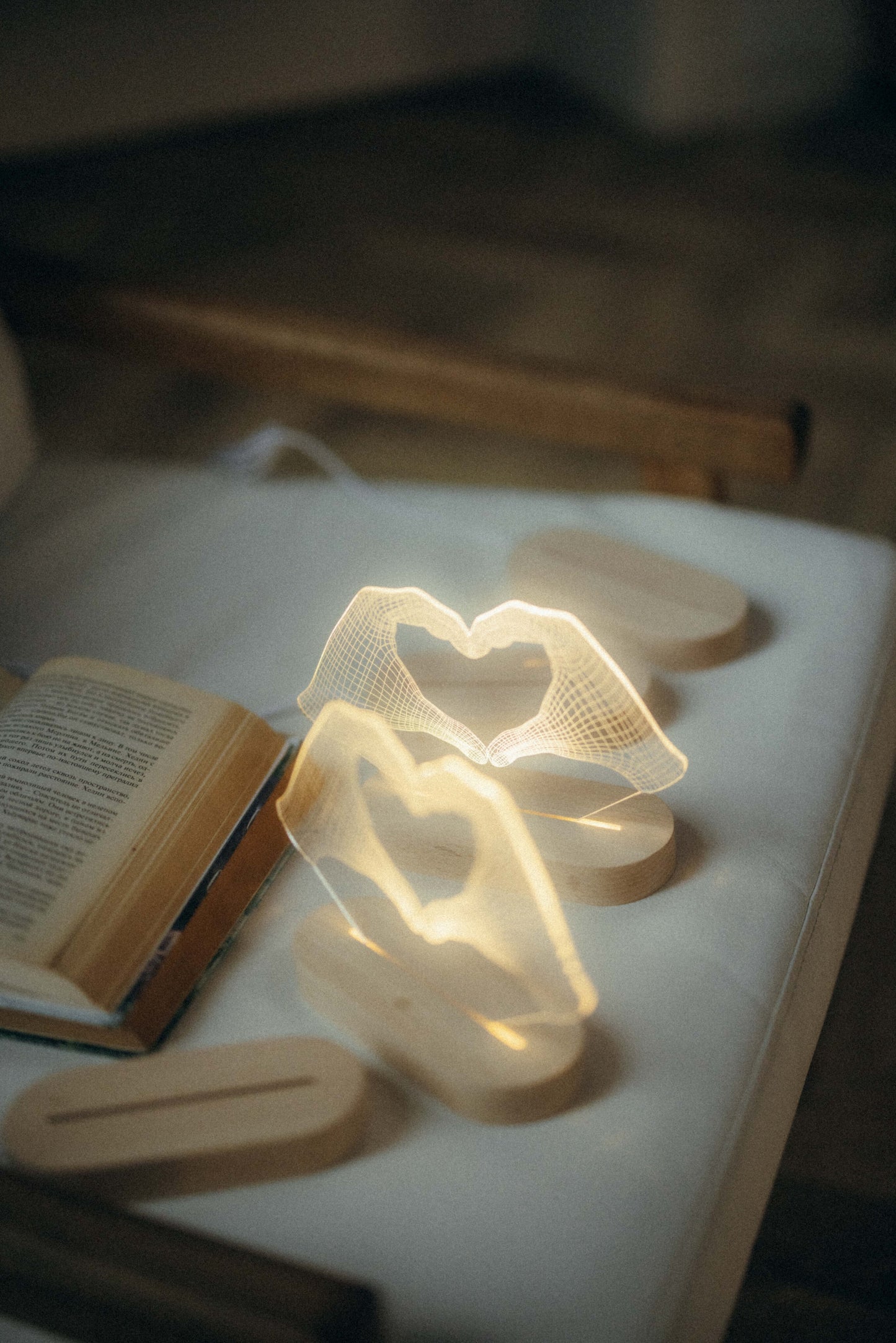 Night Lights - Heart with Date