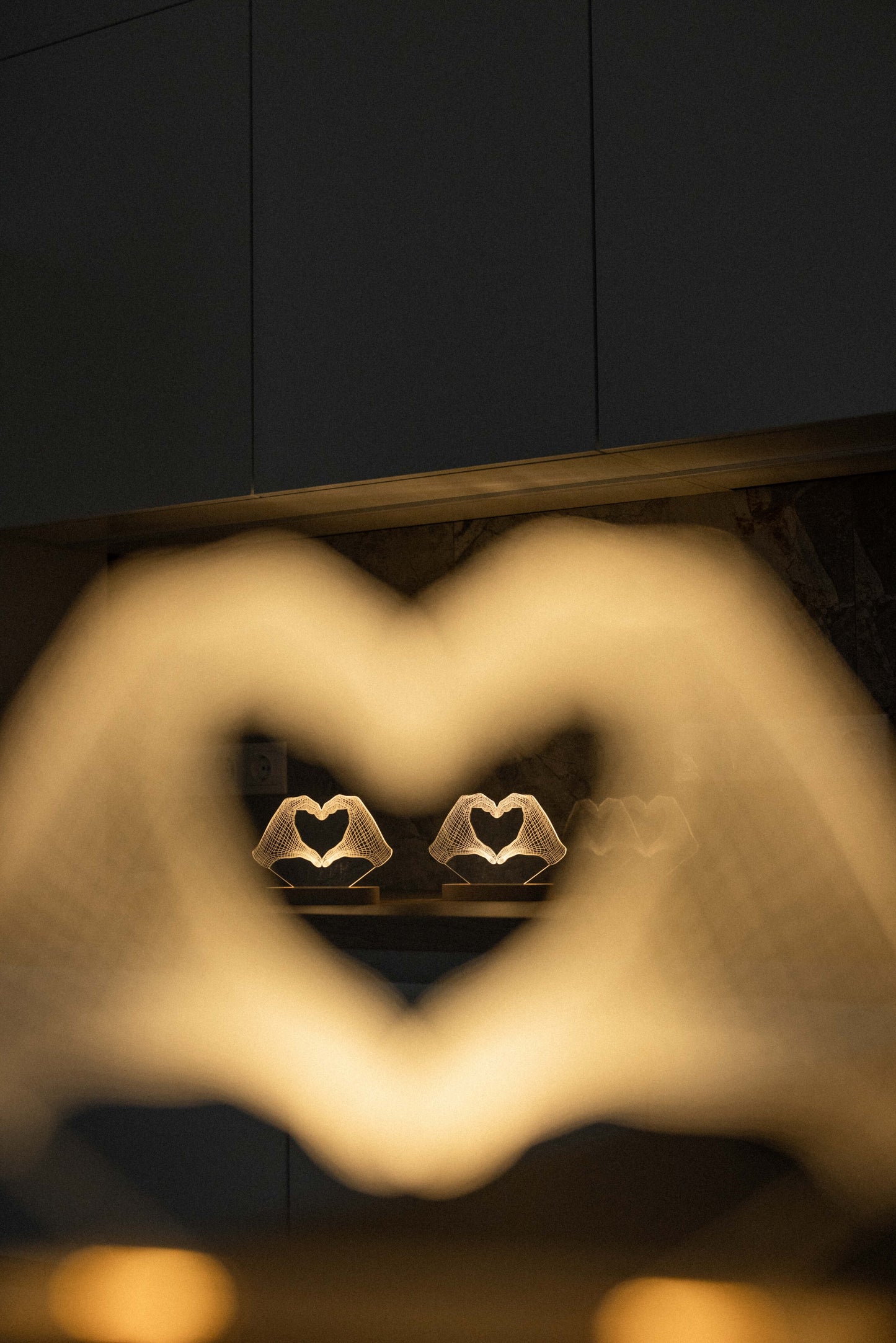 Night Lights - Heart with Date