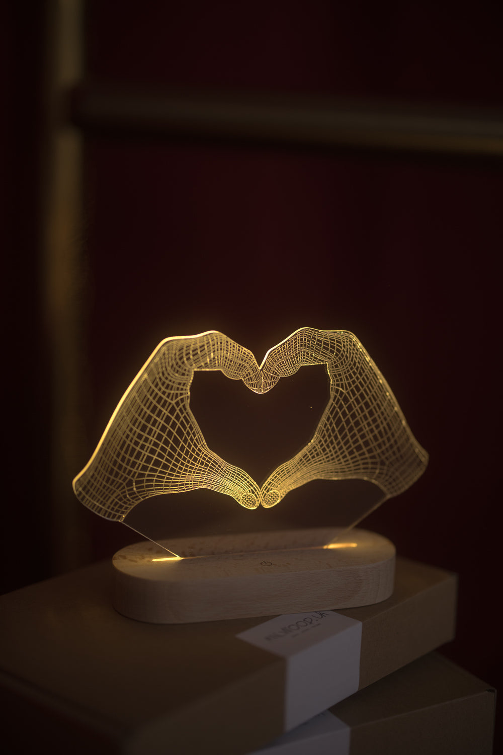 Night Lights - Heart with Date