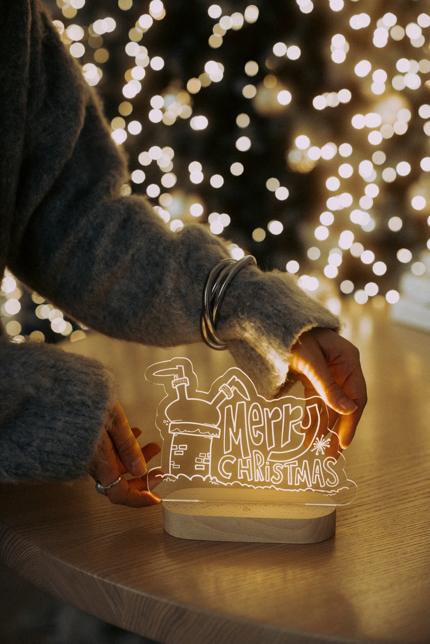 Merry Christmas Night Lamp