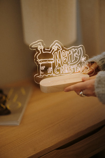 Merry Christmas Night Lamp