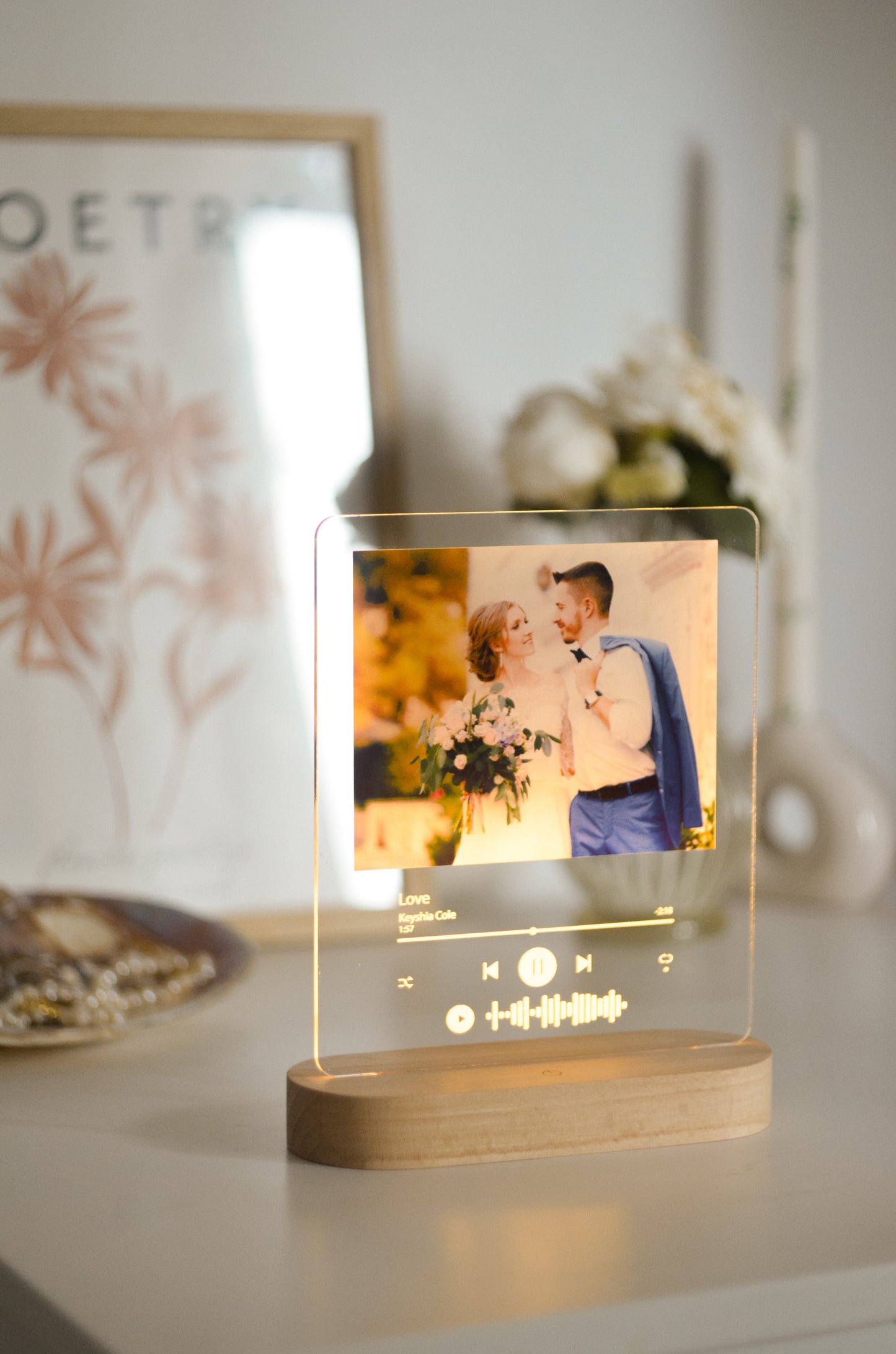 Music Night Light with Keychain