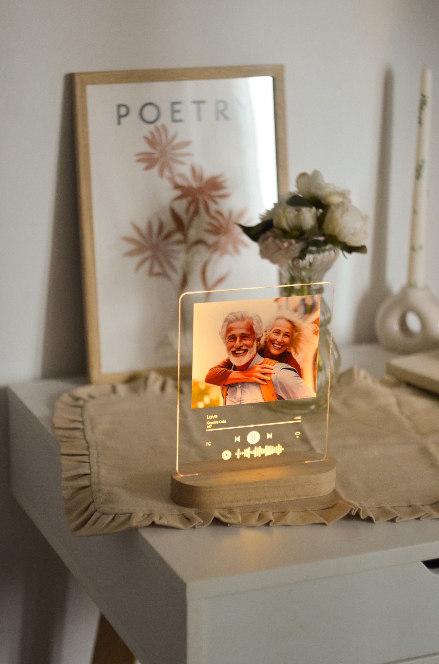Music Night Light with Keychain
