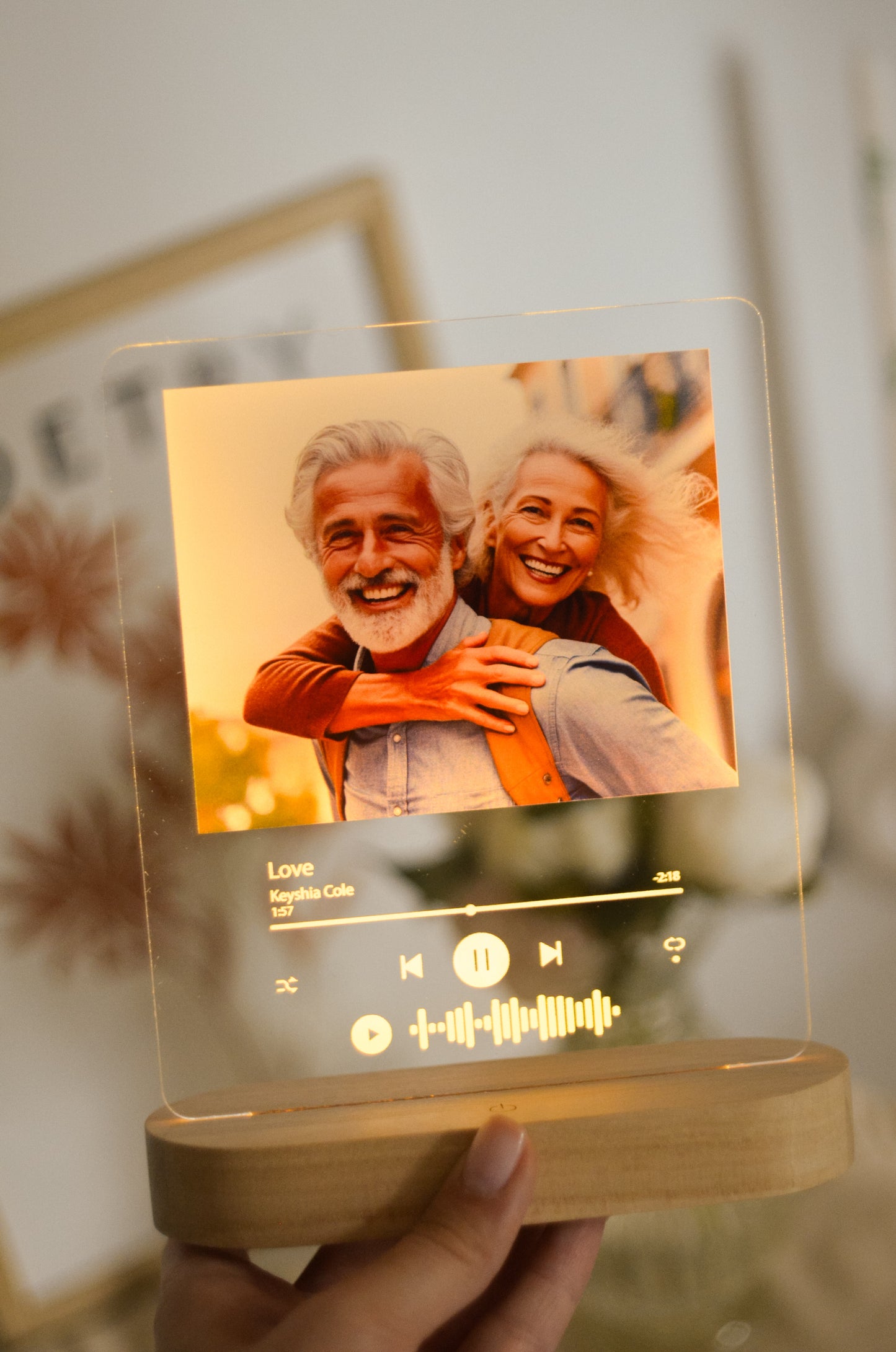 Music Night Light with Keychain