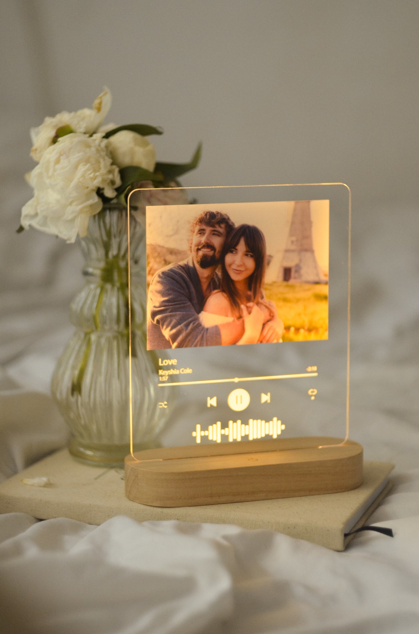 Music Night Light with Keychain