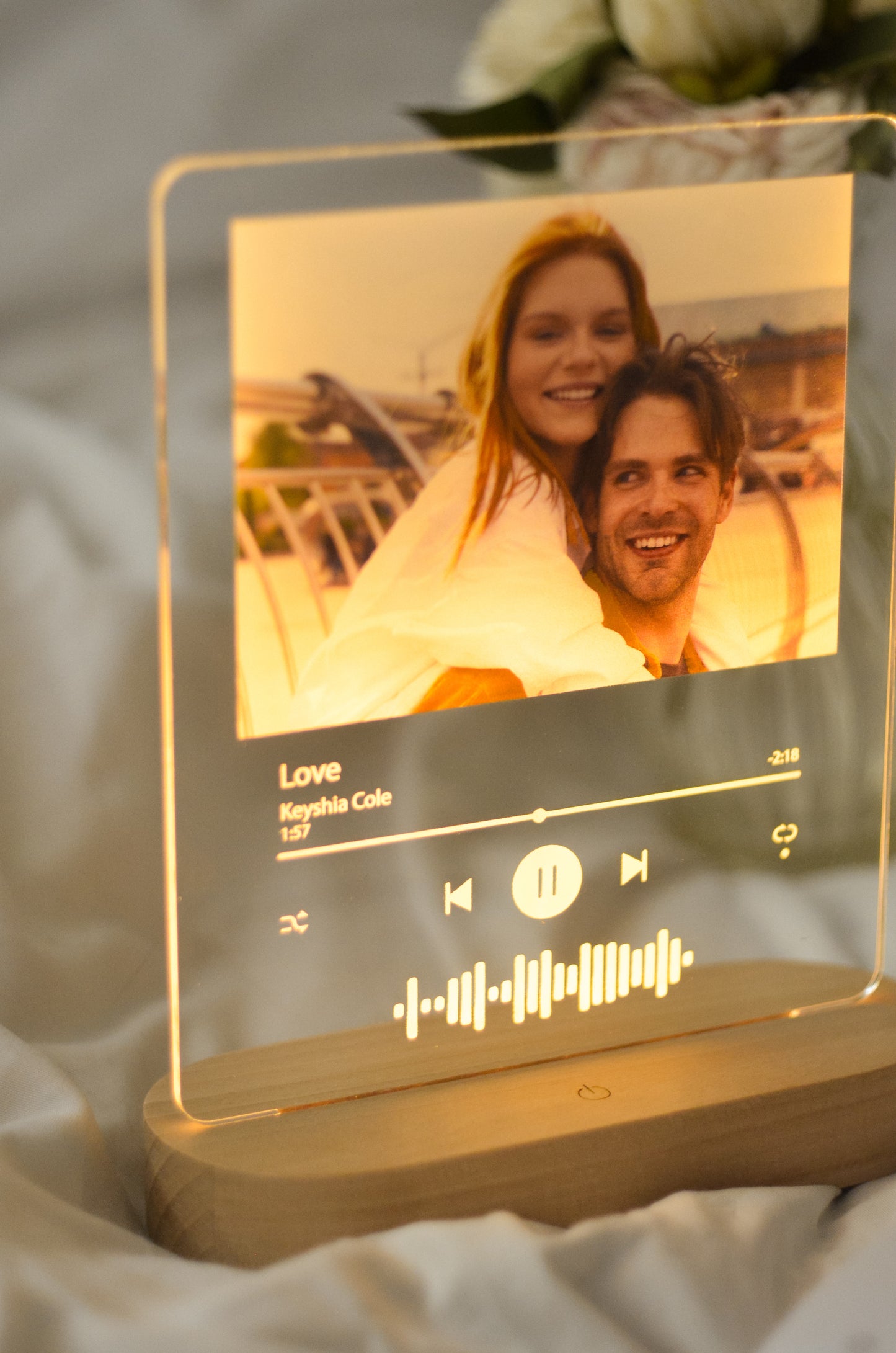 Music Night Light with Keychain