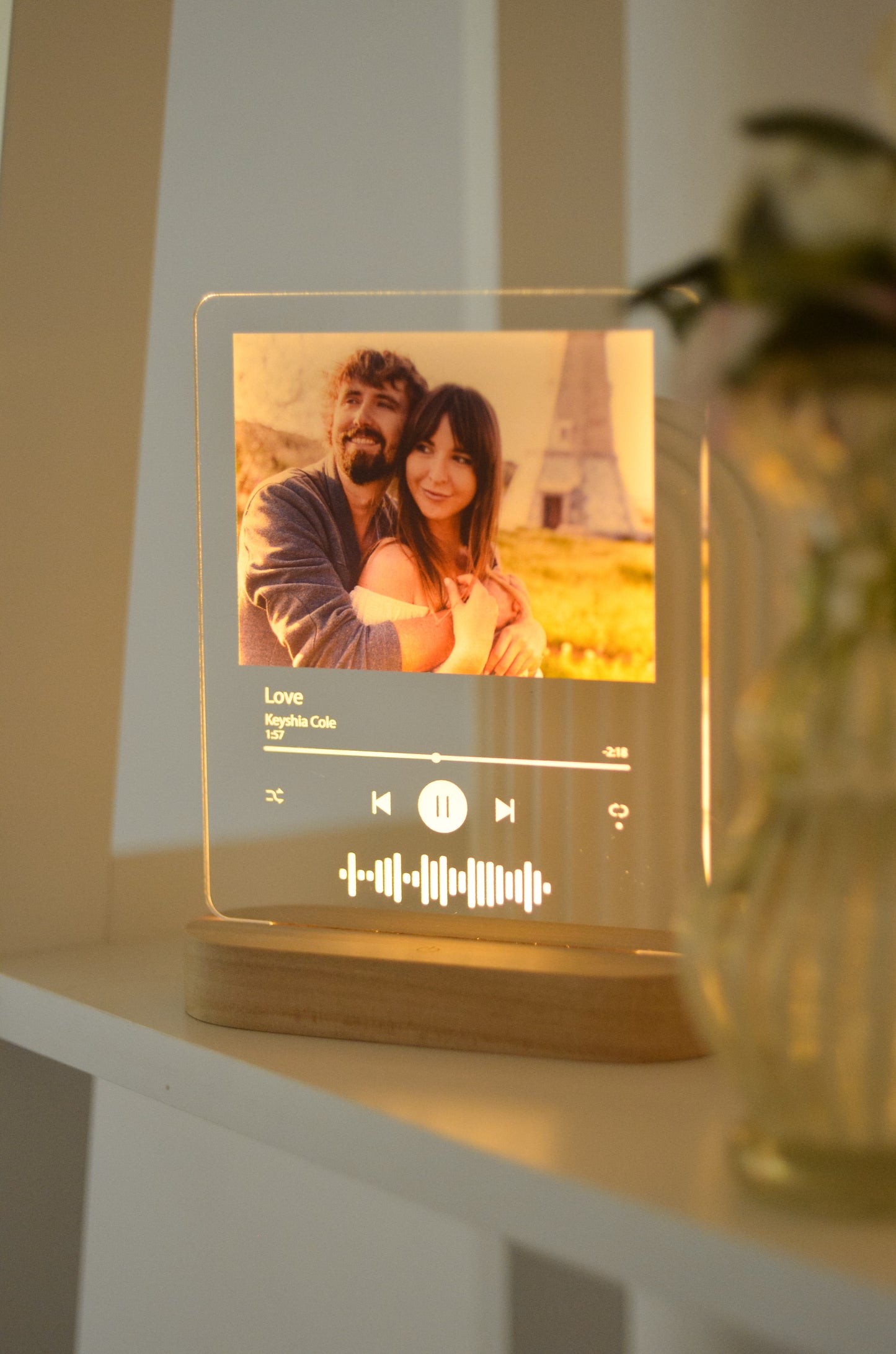 Music Night Light with Keychain